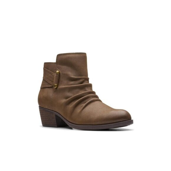 Clarks Charlten Rosa Women's Boots Mushroom Nubuck : 12 B - Medium, NIB - Picture 3 of 16